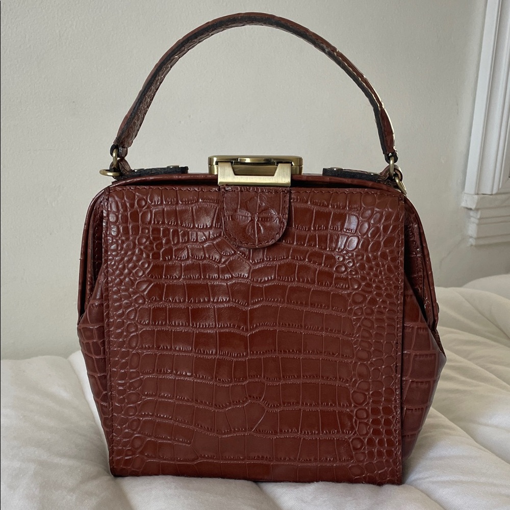 Patricia Nash Distressed Vintage British Tan Purse